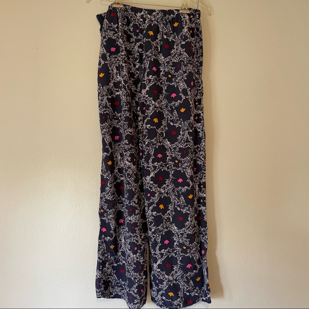 REFINERY29 Elsa Woven Pajama Pants and Top In Blue Dots - Picture 7 of 12